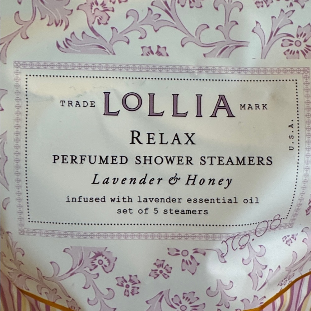 Lollia Lavender & Honey Shower Steamers 5 steamers - Picture 2 of 4